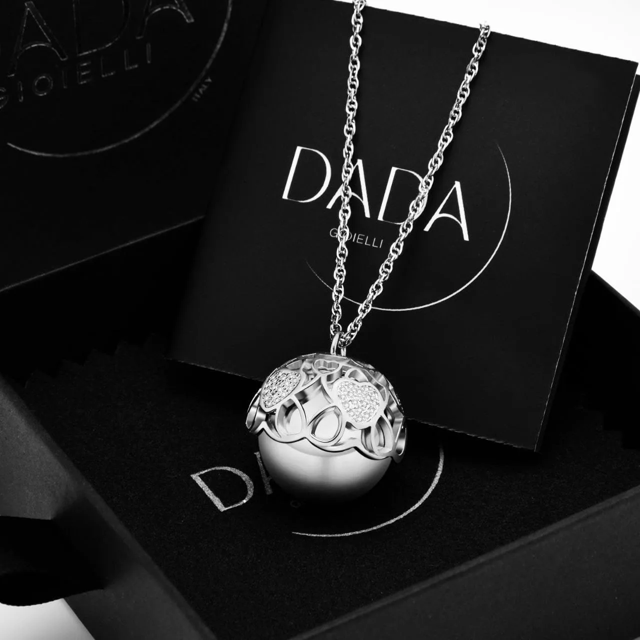 Dada Gioielli Chiama Angeli collana argento cuore gravidanza
