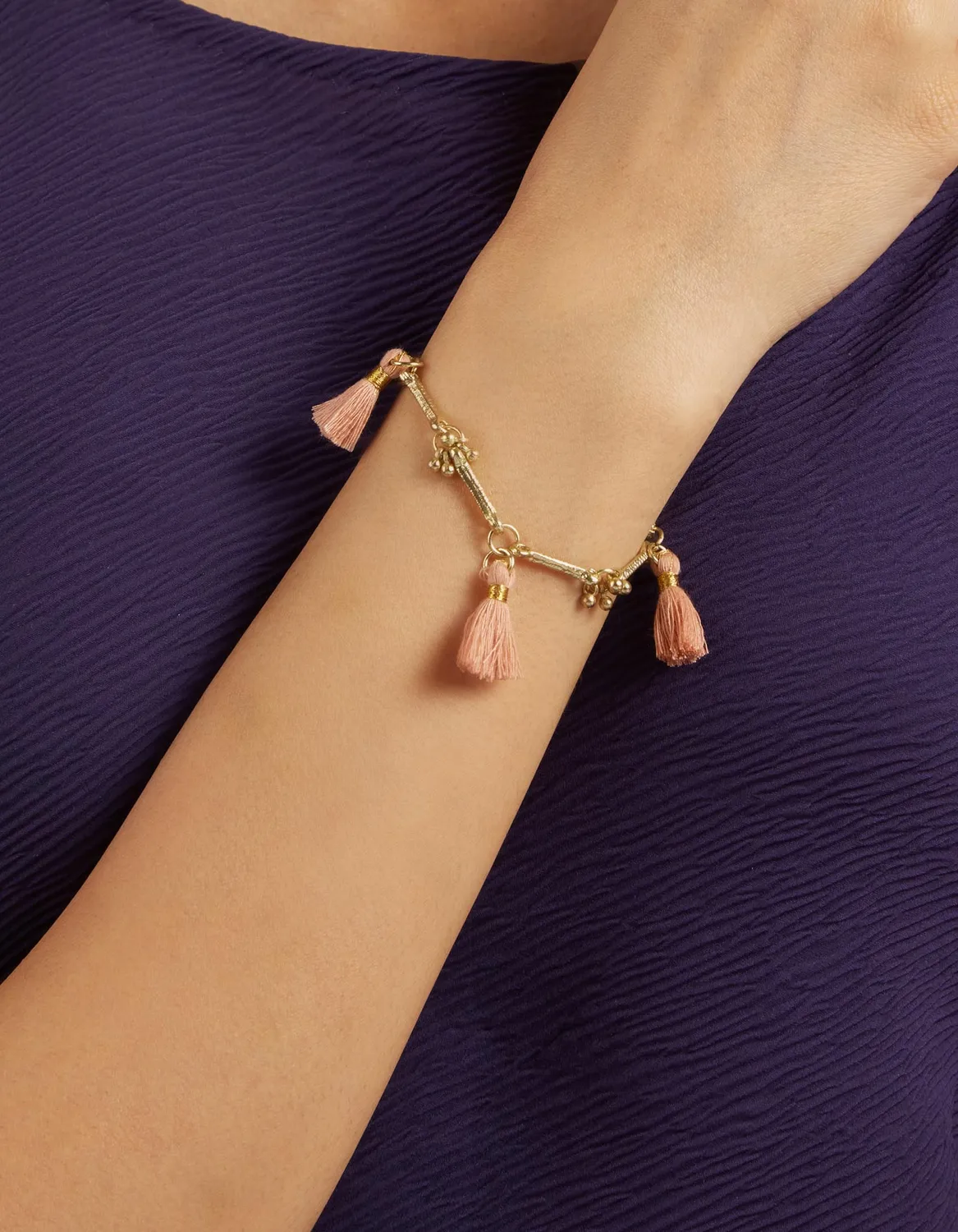 House of Tuhina Noor bracciale nappine Bloom Gold 8 colori