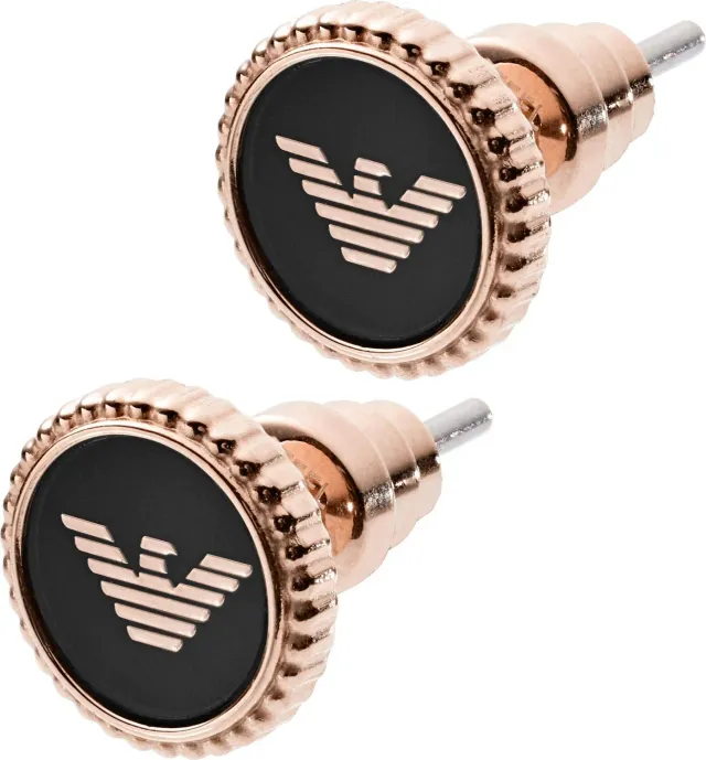 Emporio Armani orecchini donna acciaio oro rosa