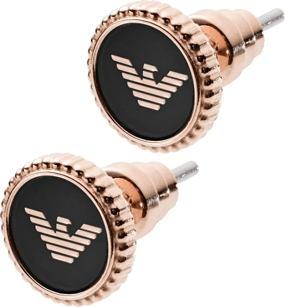 Emporio Armani orecchini donna acciaio oro rosa