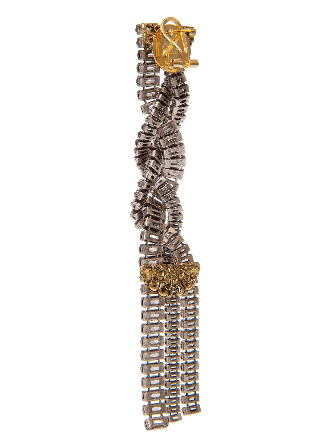 Rada Intreccio Orecchini Baguette Cristallo