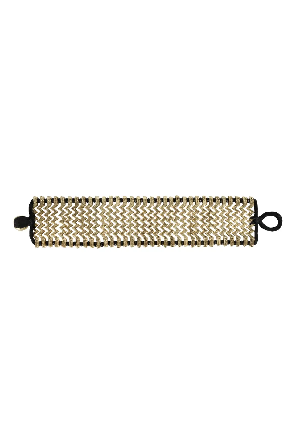 House of Tuhina Lahar Moon Gold bracciale oro fatto mano