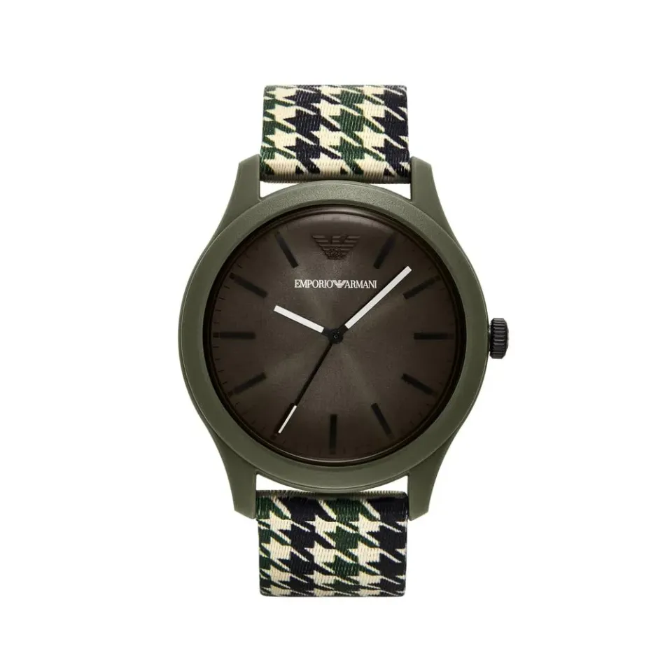 Emporio Armani AR11694 orologio uomo 45 mm plastica mare verde