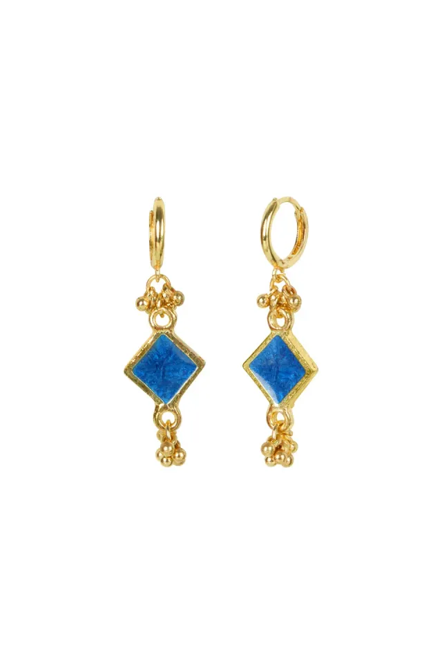House of Tuhina Navya orecchini Moon Gold leggeri fatti a mano