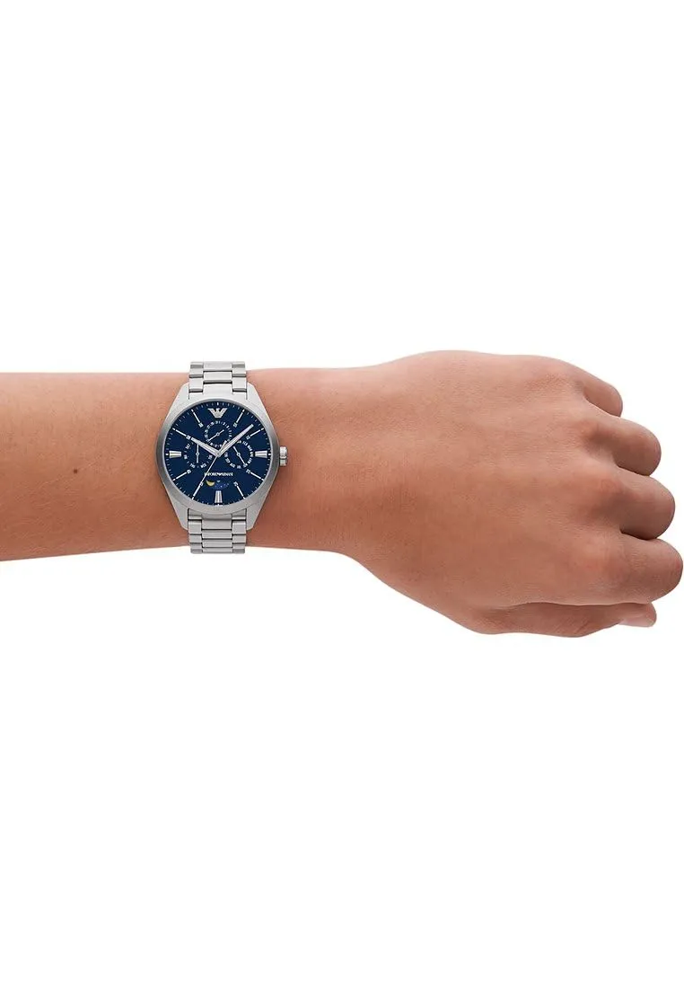 Emporio Armani AR11553 Orologio Uomo 43mm Acciaio Blu Luna