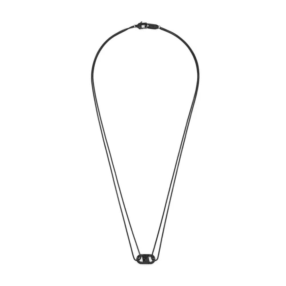 Emporio Armani Collana Uomo Grigio Ancora Gunmetal 525 mm