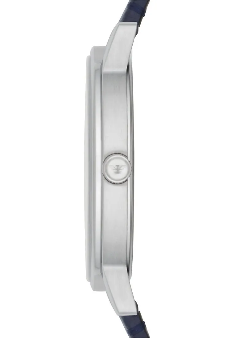 Emporio Armani Orologio Uomo Blu e Argento Classico