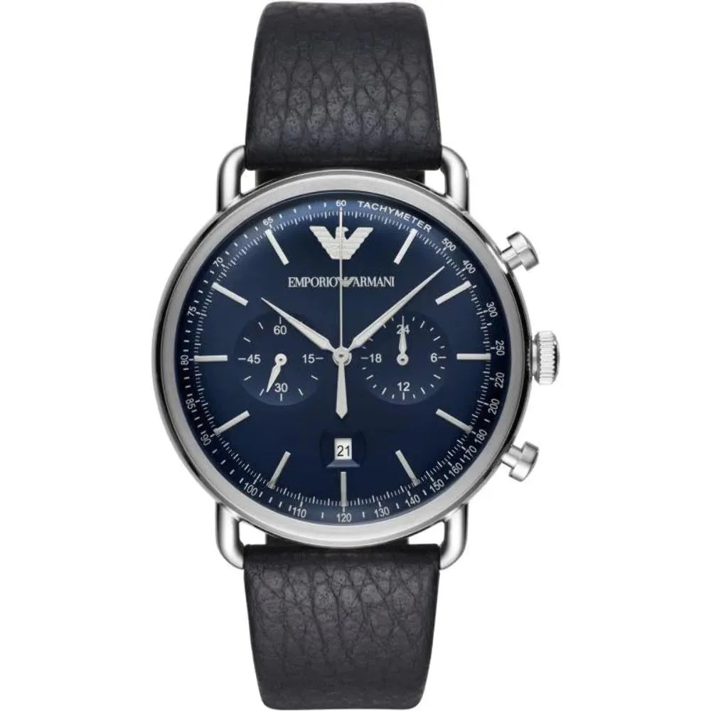 Emporio Armani orologio uomo carbone e nero