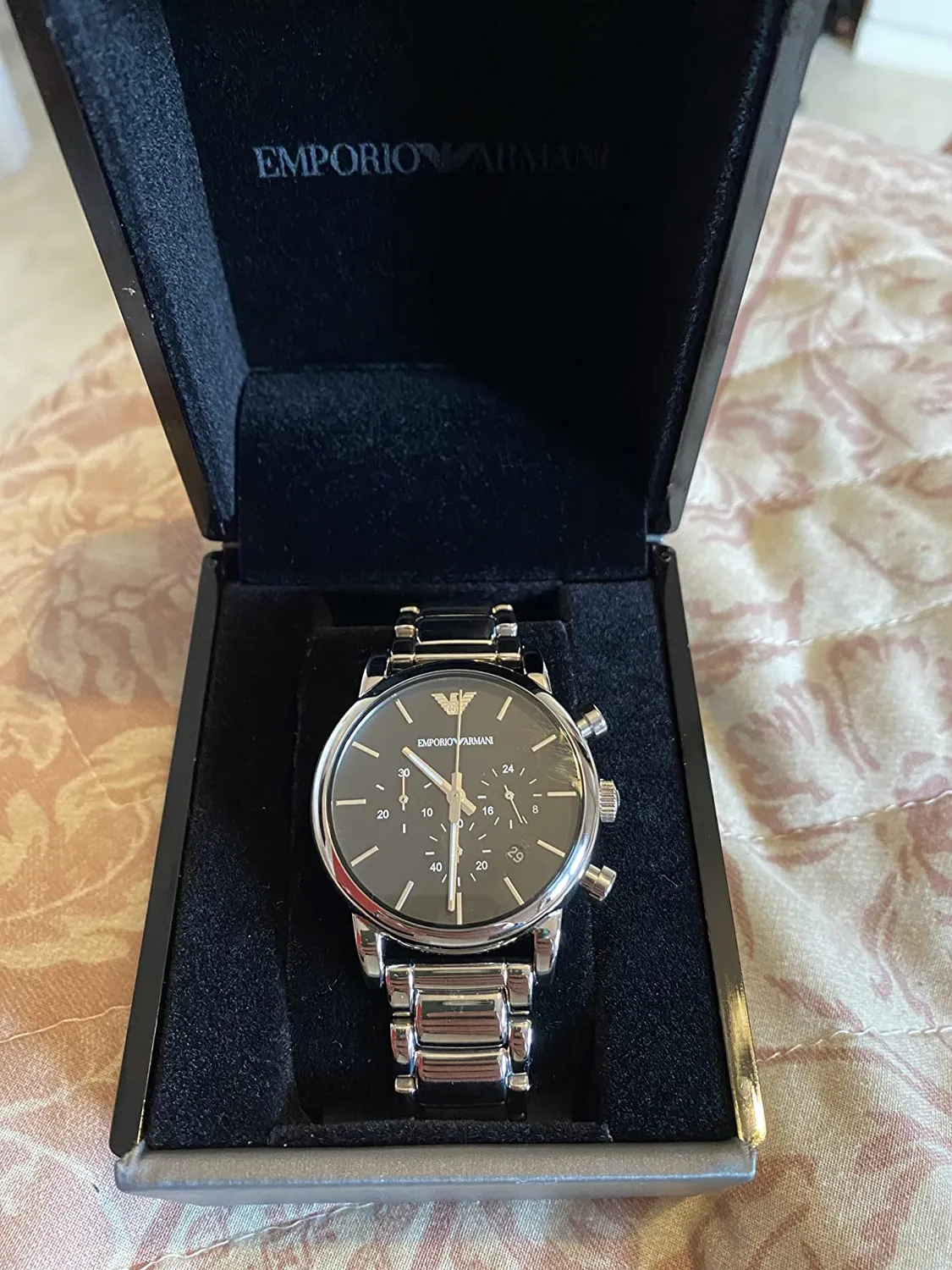 Emporio Armani AR1853 Orologio Uomo Cronografo Acciaio 41 mm