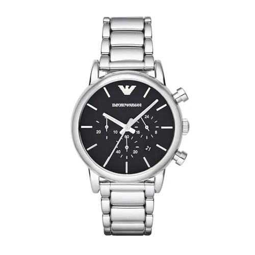 Emporio Armani AR1853 Orologio Uomo Cronografo Acciaio 41 mm
