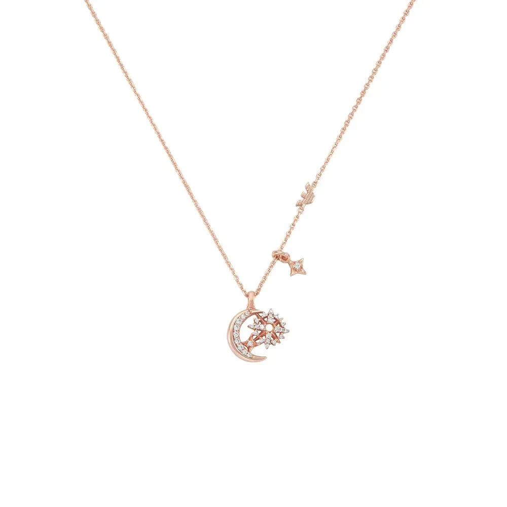 Emporio Armani EG3633221 collana donna argento oro rosa