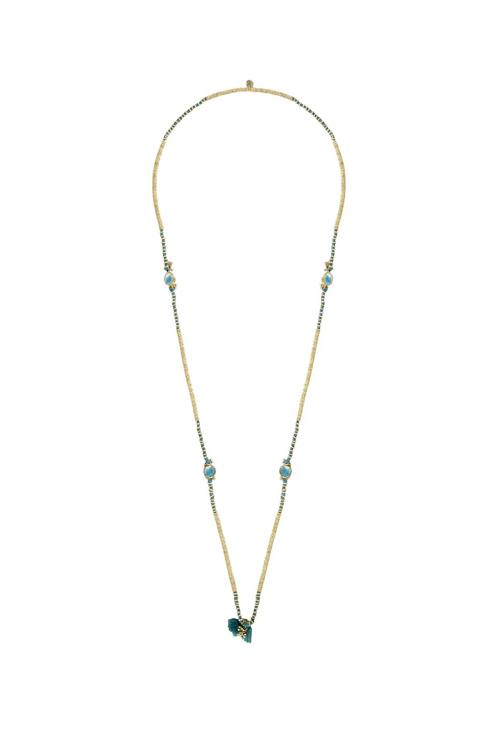 House of Tuhina Tarini collana corallo oro sole