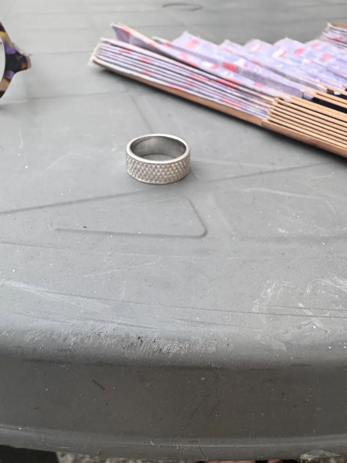Diamond Treats Anello Mezza Fascia Argento 925 Misura 19