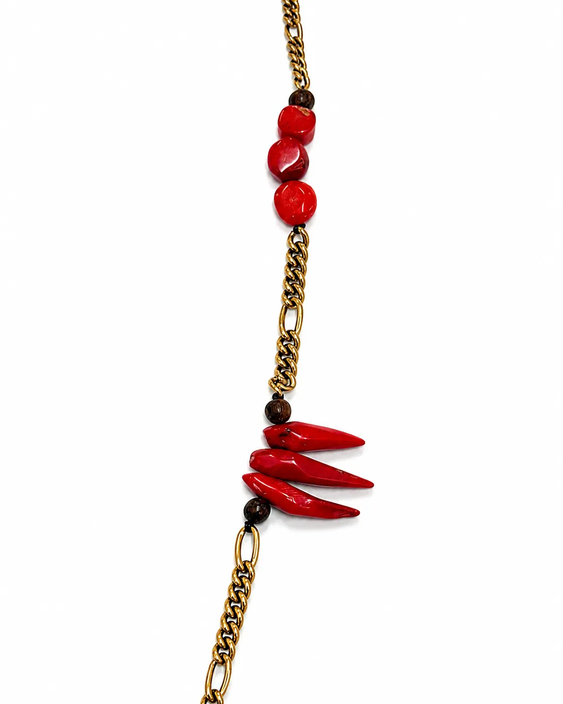 Rada Collana Corallo collana lunga conchiglia