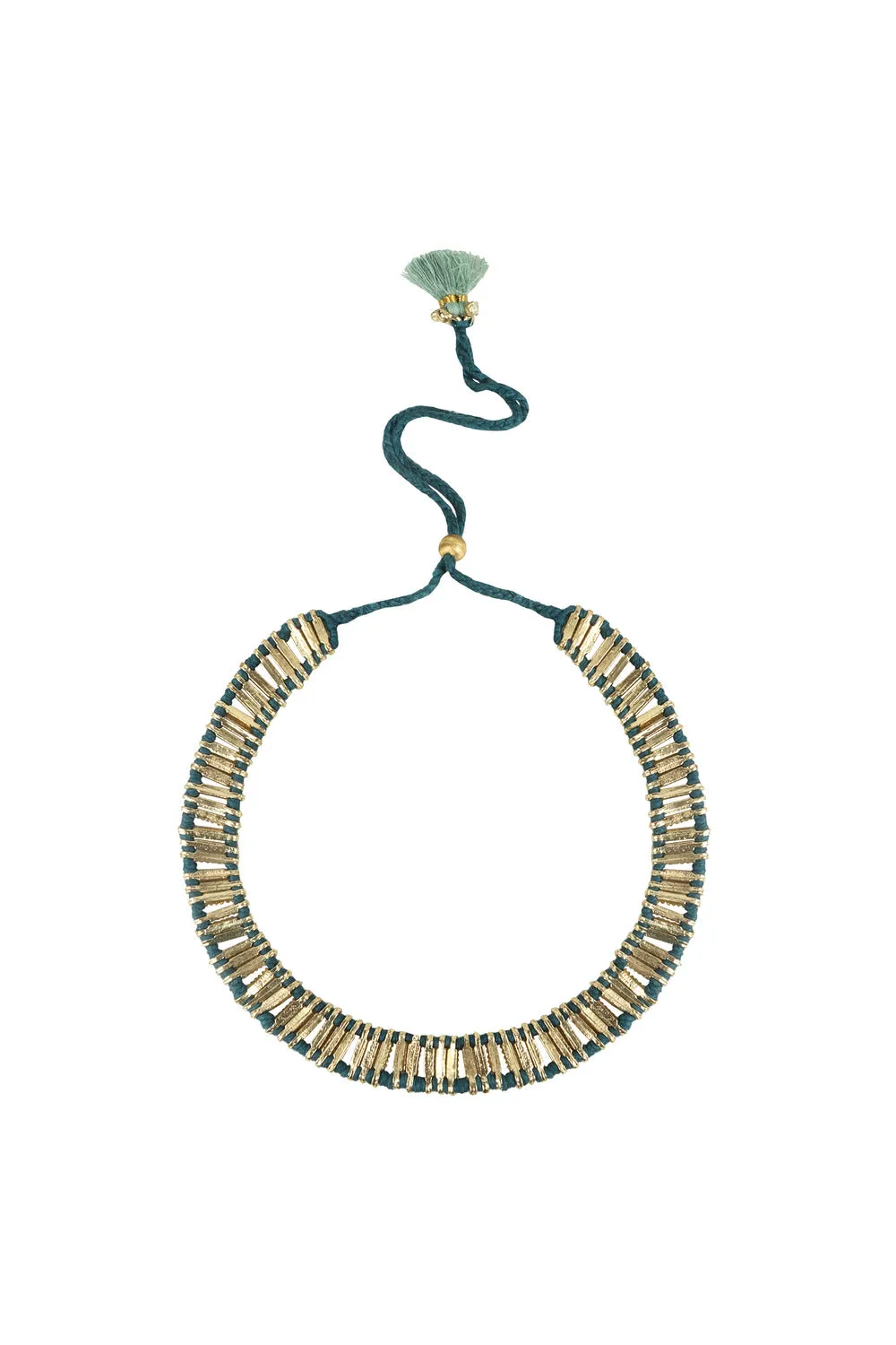 House of Tuhina Nabila collana oro bloom corallo