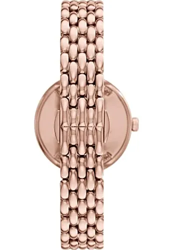 Emporio Armani orologio donna oro rosa grigio scuro quarzo