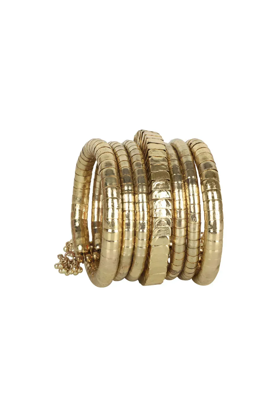 House of Tuhina Ahirani bracciale rigido oro