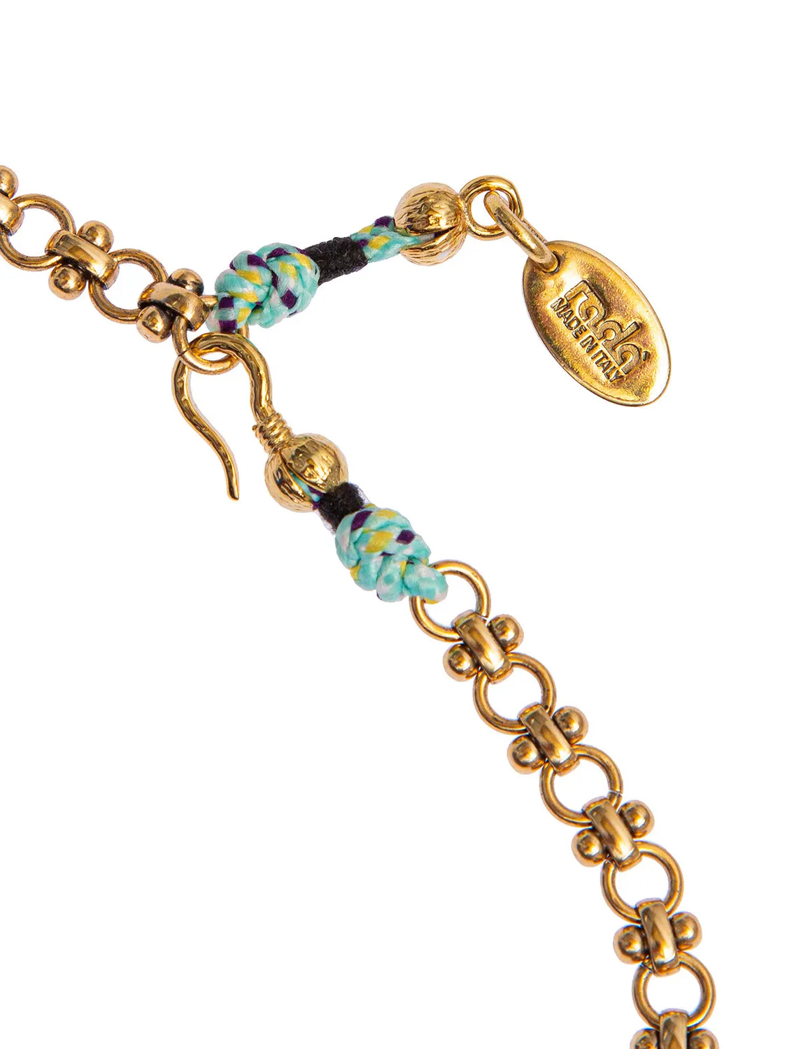 Rada Set due collane cordoncino con ciondoli strass