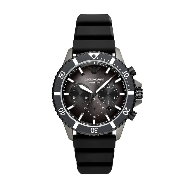 Emporio Armani World Explorer Orologio Nero Carbone