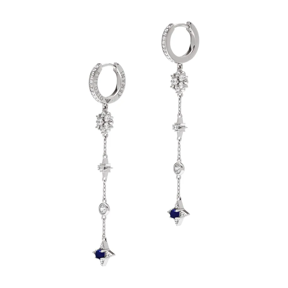 Emporio Armani Orecchini Donna Calice Argento in Argento 925