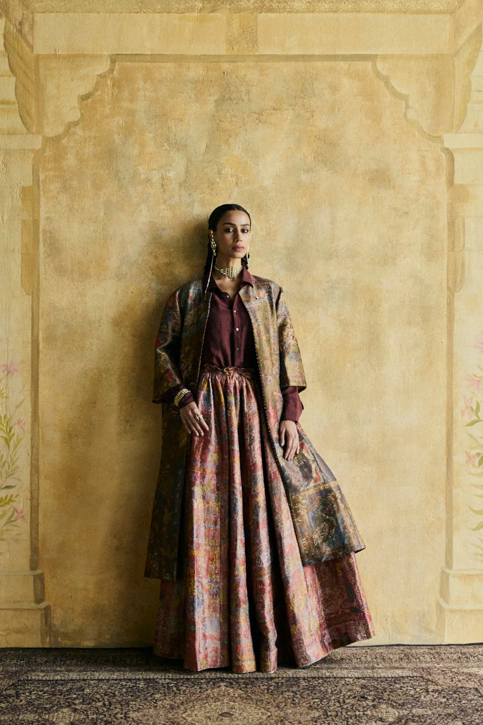 House of Tuhina Look 5 set gioielli oro 4 pezzi