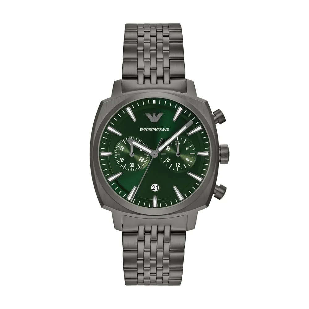 Emporio Armani Orologio Uomo Cronografo 40mm Nero Jet