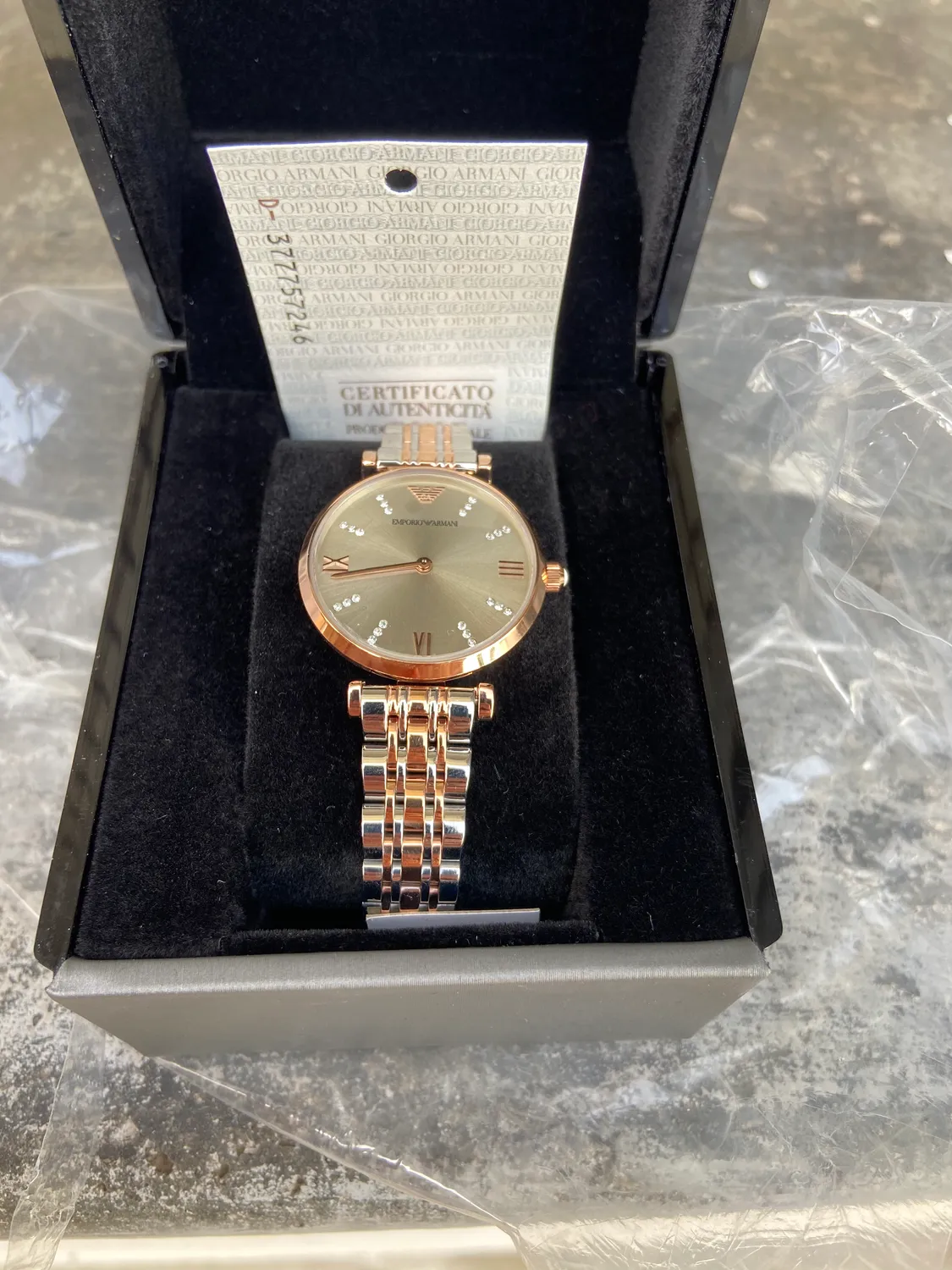 Emporio Armani AR1840 Orologio Donna Oro Rosa 31 mm Acciaio