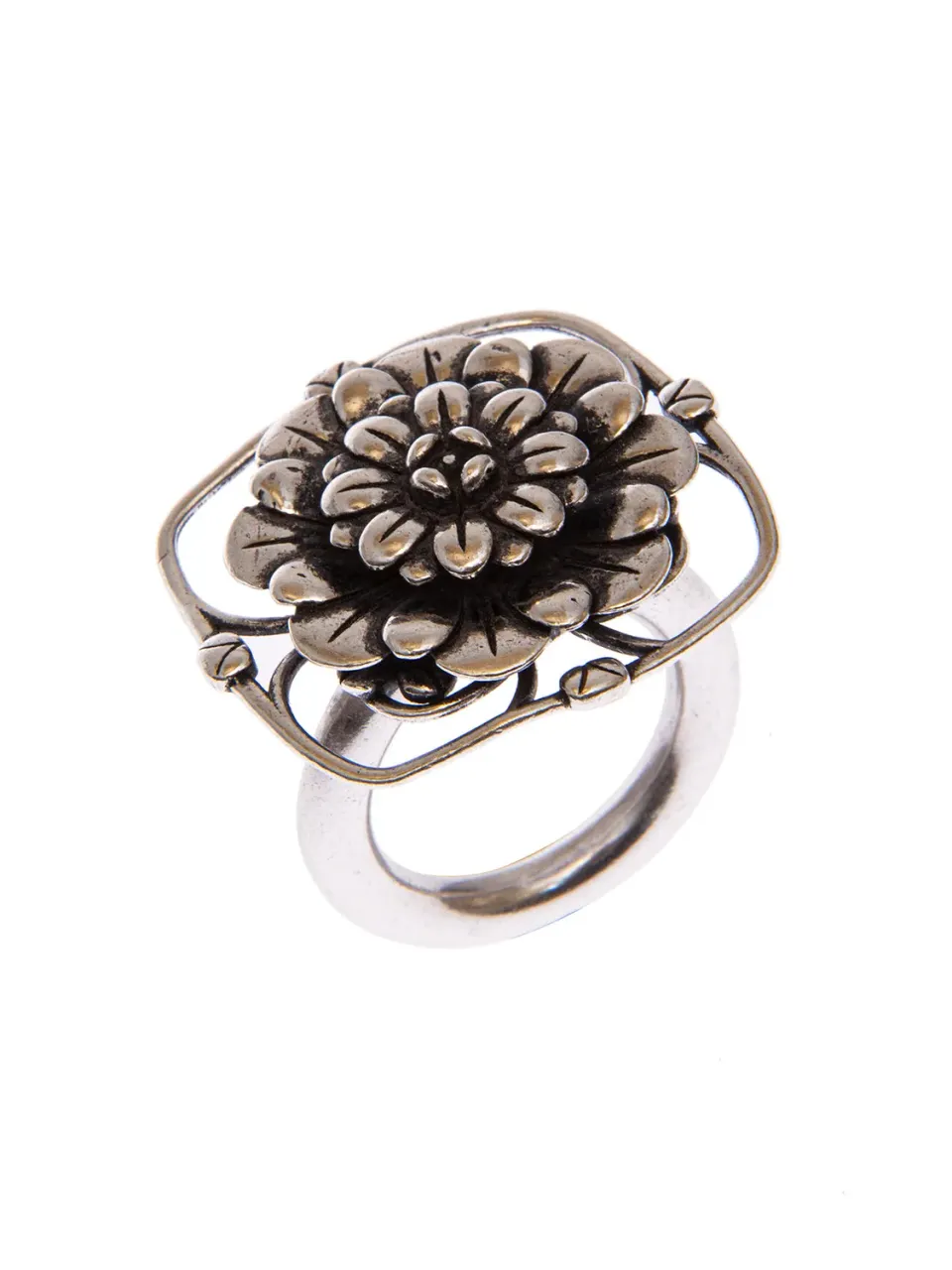 Rada Fiore anello maxi oro antico
