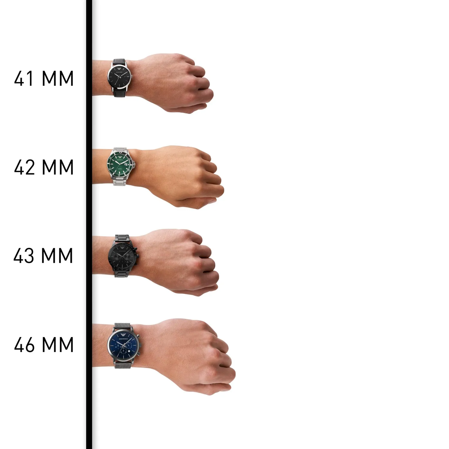Emporio Armani AR1853 Orologio Uomo Cronografo Acciaio 41 mm