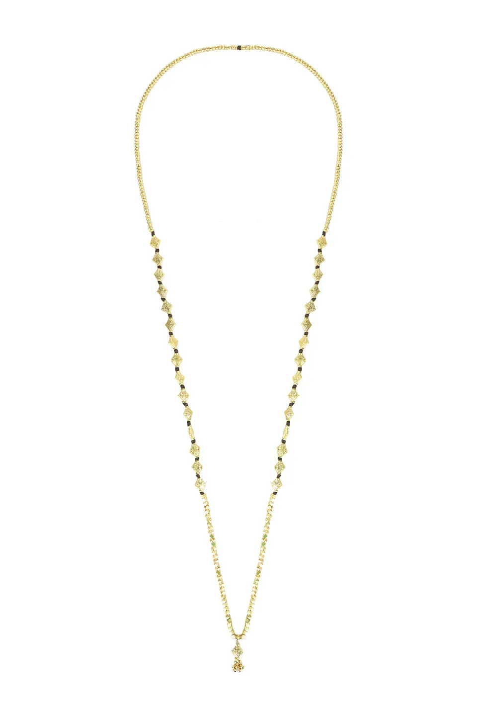 House of Tuhina Riddhi collana Moon Gold fatta a mano