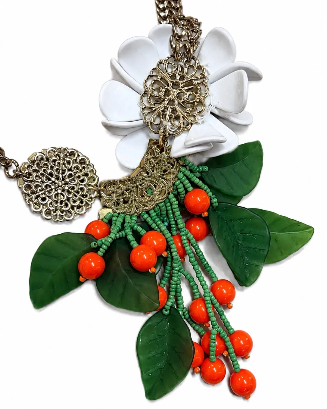 Rada Collana Fiore Botanico tropicale fatta a mano
