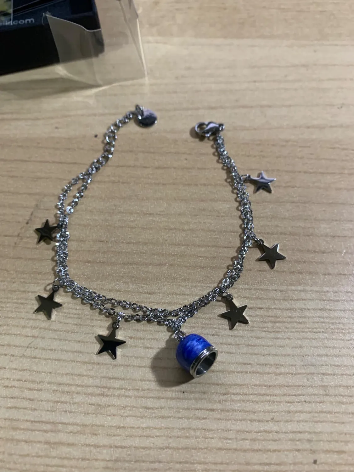 Dada Gioielli Capri Campanella Bracciale Blu Mare Stelline smalto