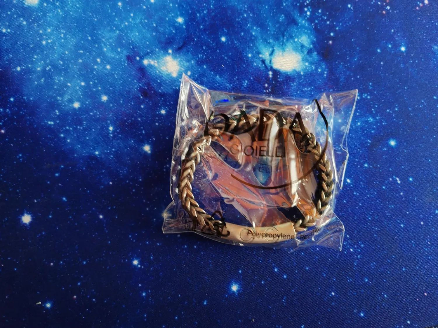 Dada Gioielli Bracciale Uomo Blu Pelle Acciaio