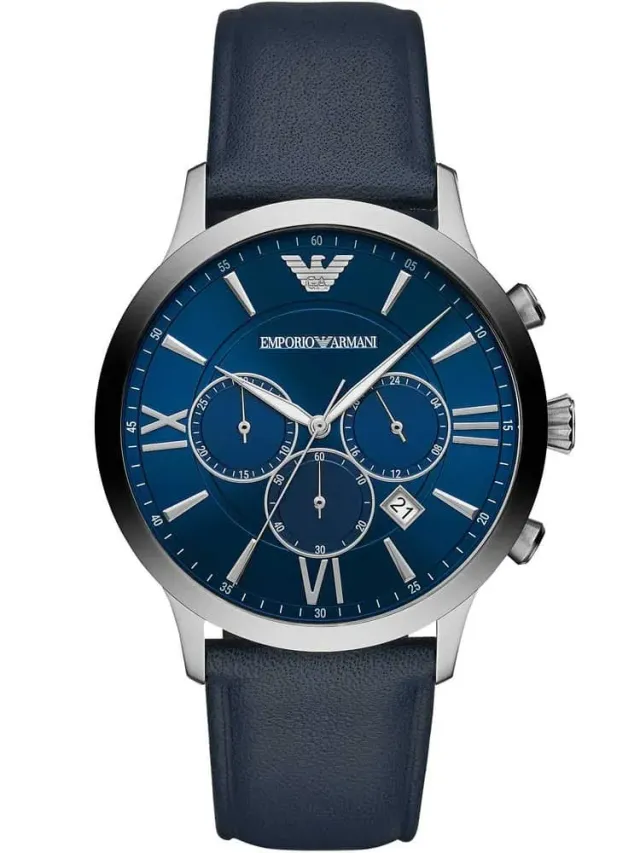 Emporio Armani AR11226 Orologio Cronografo Uomo Blu 43 mm