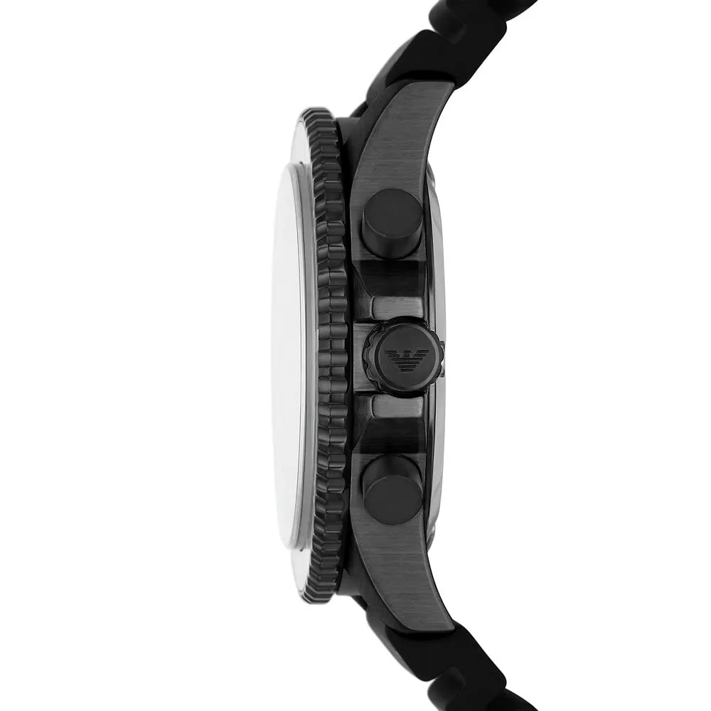 Emporio Armani World Explorer Orologio Nero Carbone