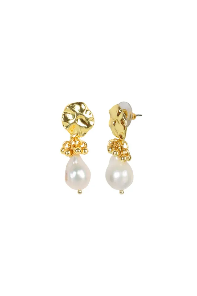 House of Tuhina Ira orecchini Sun Gold fatti a mano