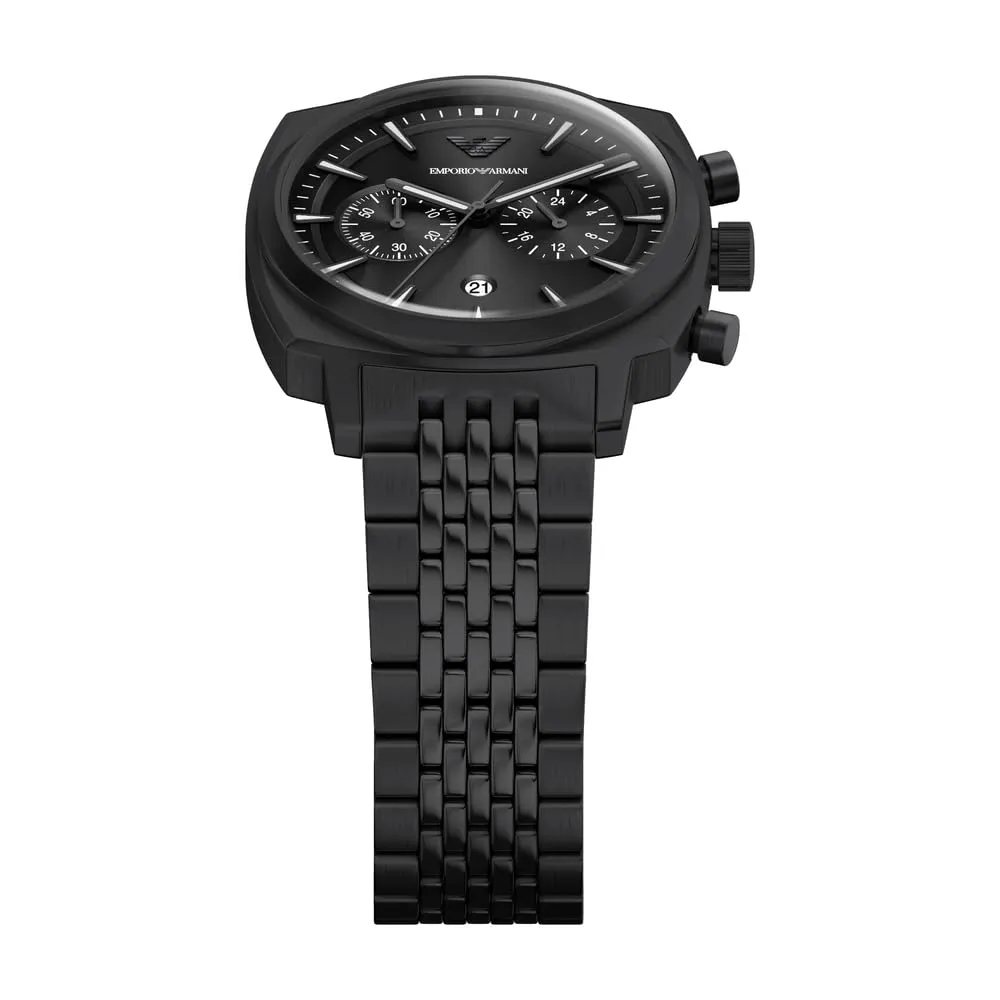 Emporio Armani Orologio Uomo Cronografo 40mm Nero Jet