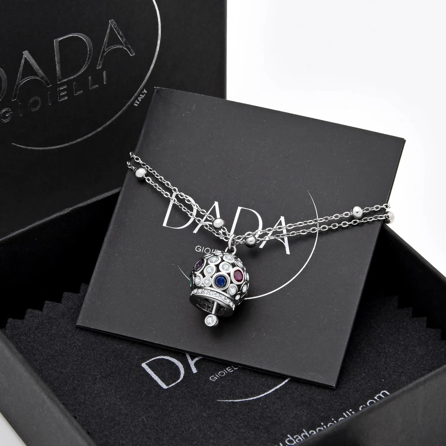 Dada Gioielli Capri Bracciale Campanella Multicolor Argento