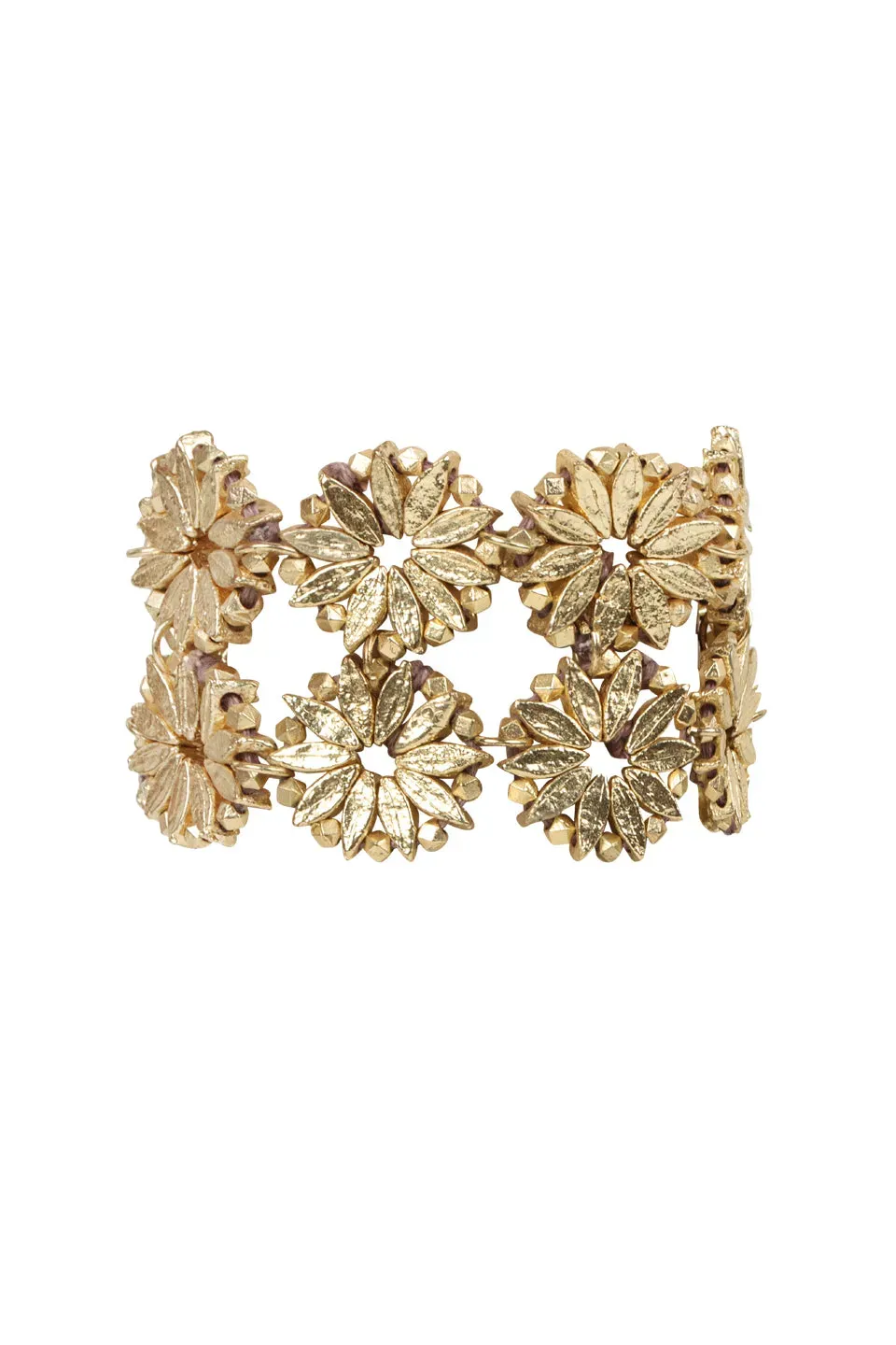 House of Tuhina Ijya Double bracciale Baisa Gold