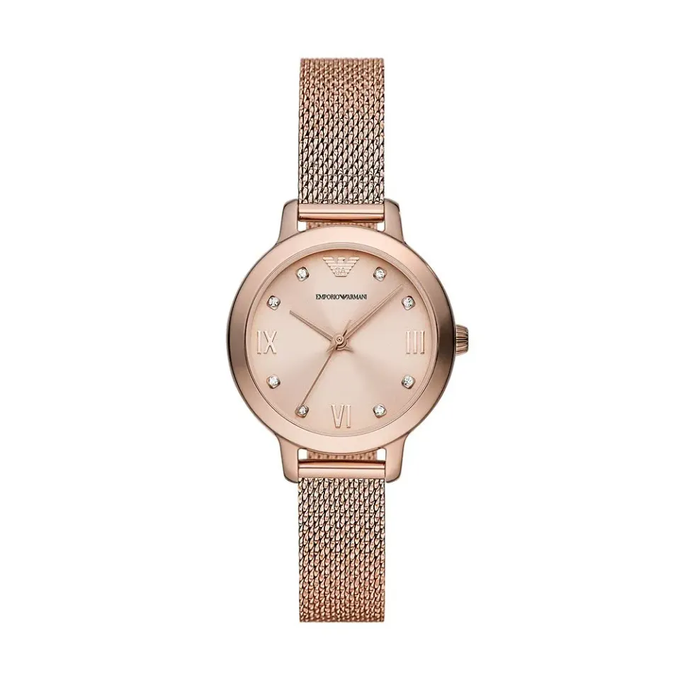 Emporio Armani Orologio Donna Oro Rosa Quarzo Tonalità