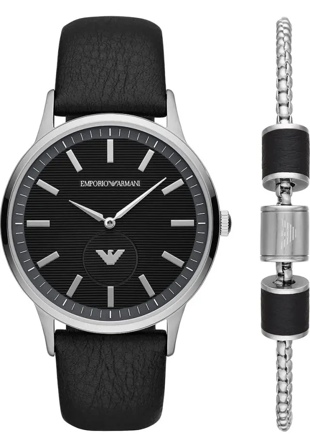 Emporio Armani AR80039 orologio uomo 43mm cinturino pelle