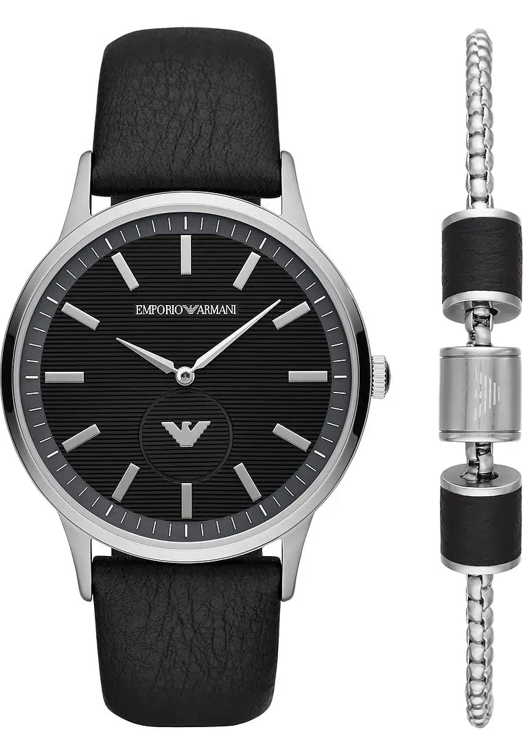 Emporio Armani AR80039 orologio uomo 43mm cinturino pelle
