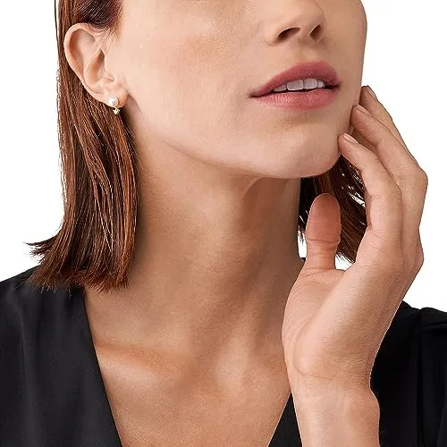 Emporio Armani Orecchini Donna Acciaio Chiusura Push Back