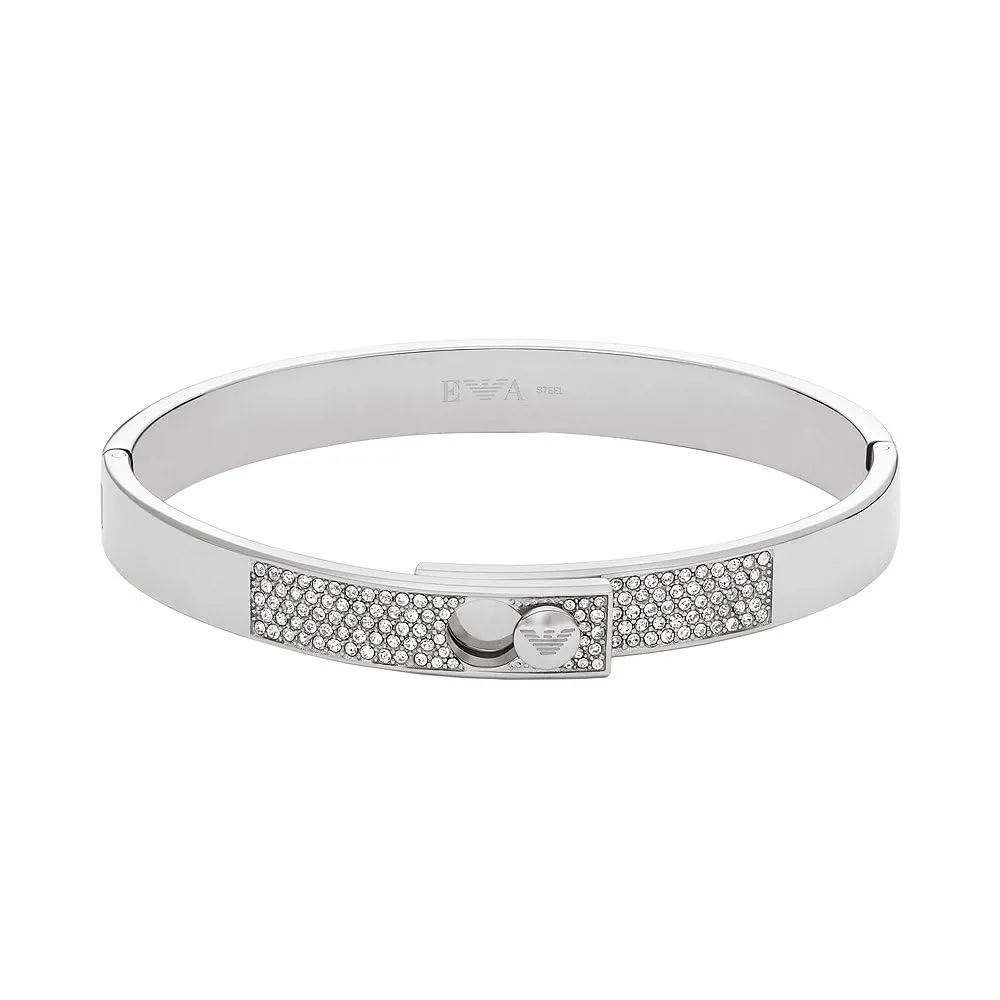 Emporio Armani Set Donna Orologio Acciaio Argento Bracciale