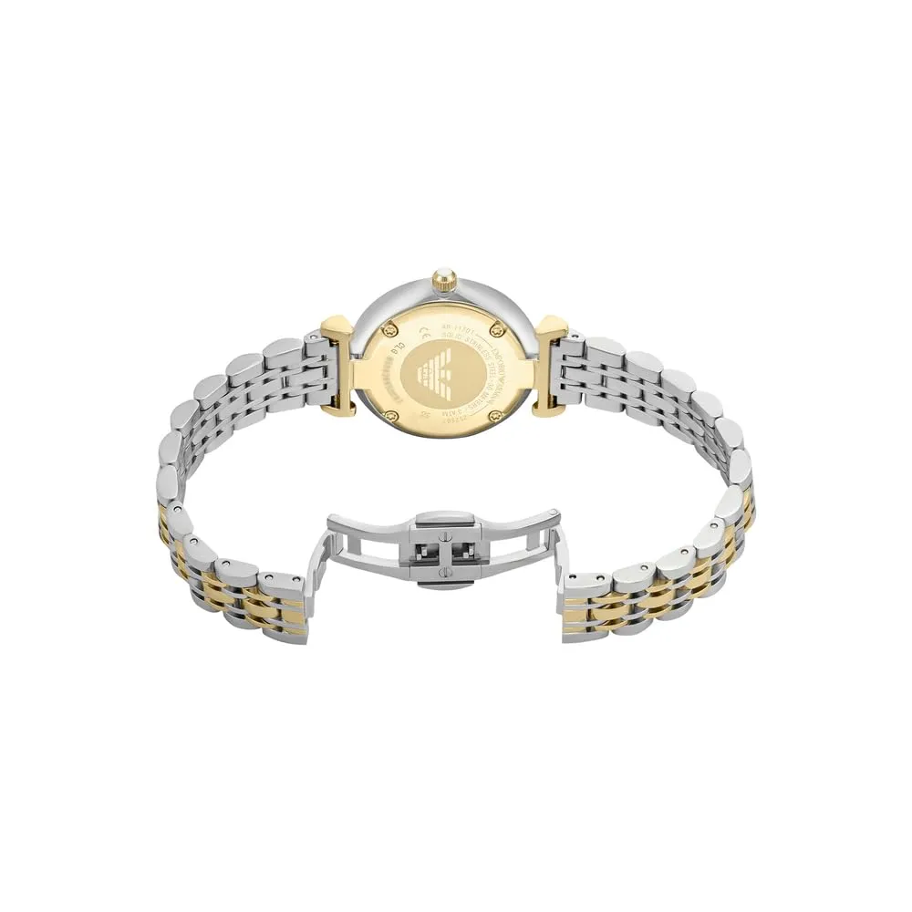 Emporio Armani AR11702 Orologio Donna Acciaio Champagne 32 mm