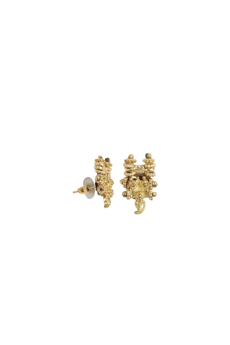 House of Tuhina Baisa Gold Nagasri orecchini heritage oro