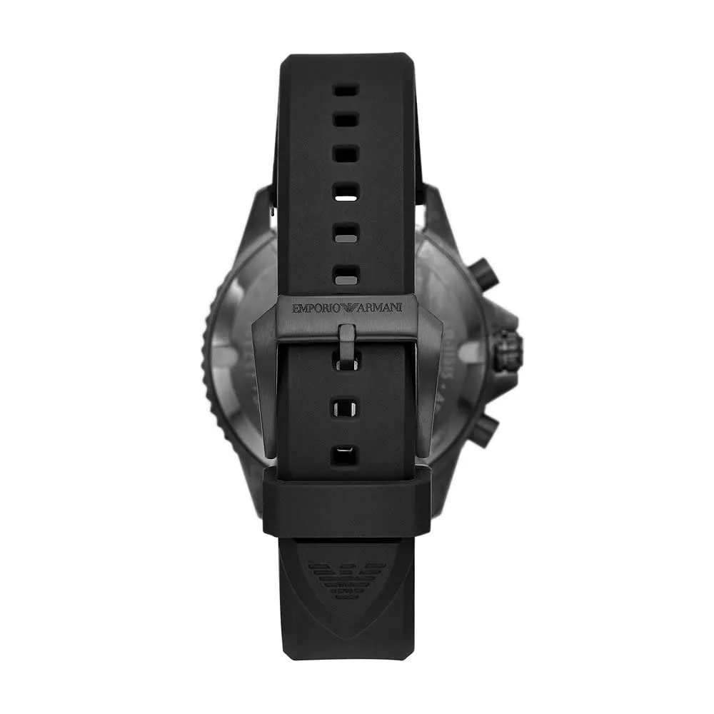 Emporio Armani World Explorer Orologio Nero Carbone