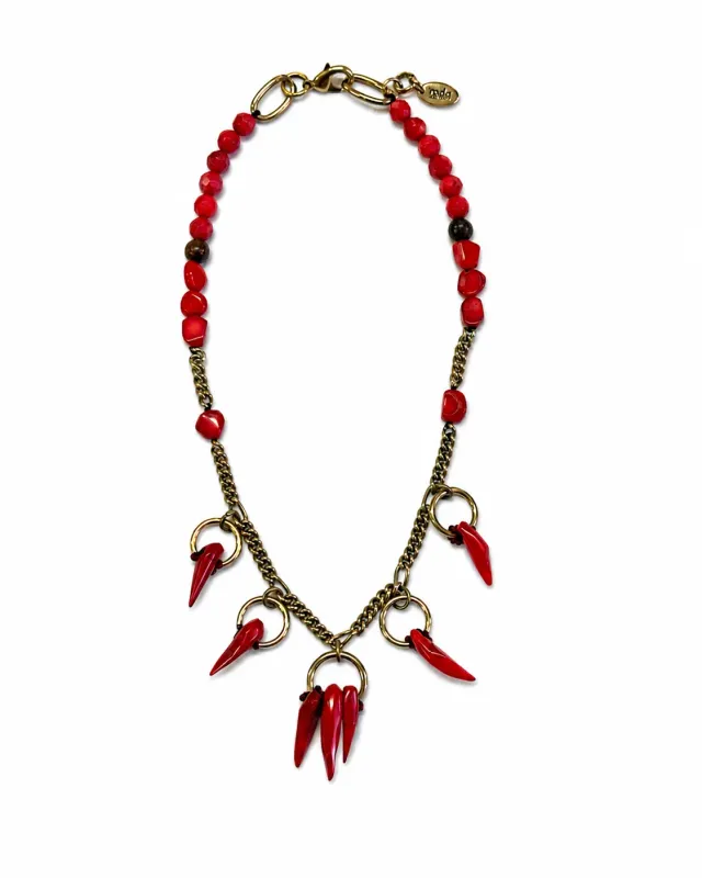 Rada Corni Rossi collana corallo portafortuna