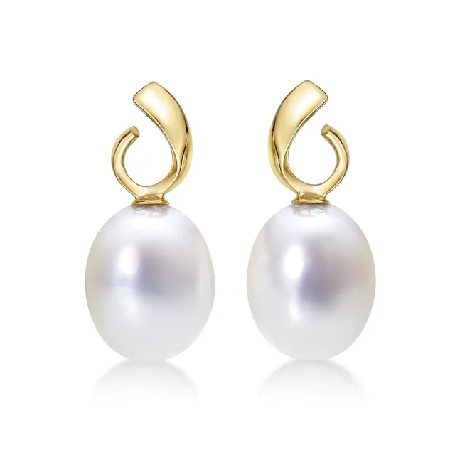 Diamond Treats Orecchini Perle Oro Giallo 9K Acqua Dolce