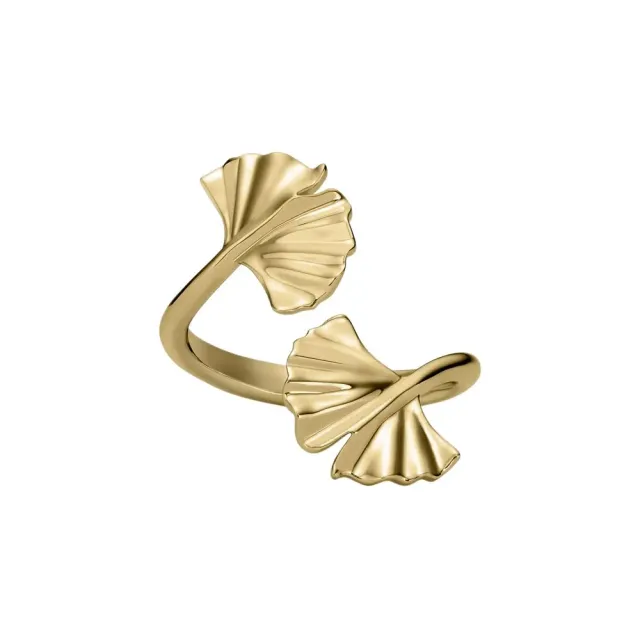 Emporio Armani EGS3260710 Anello Ottone Dorato ginkgo 6.5